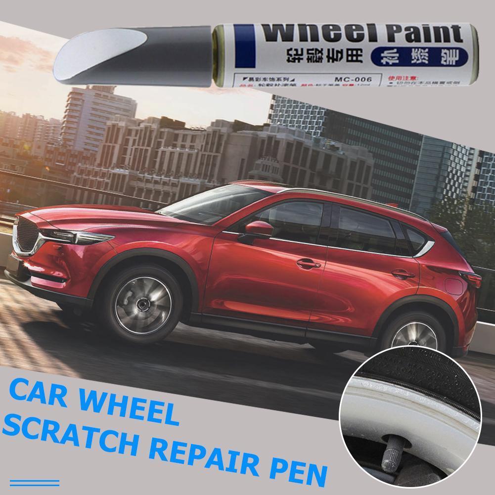 1-5pcs Car Paint Scratch Repair Pen Waterproof Auto Wheel Spoke Rim Paint Marker Pen Brush Paint Tyre Care Car Accessories