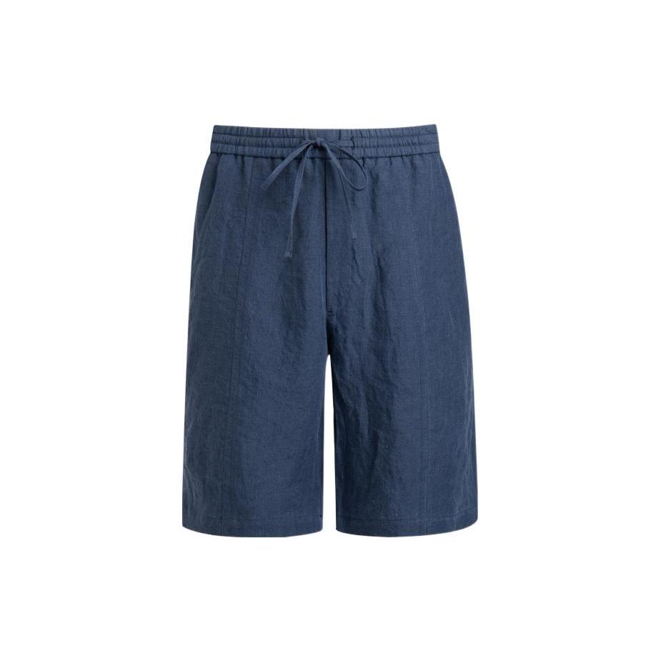 EMPORIO ARMANI Drawstring Linen Shorts I1P940-I1448-920