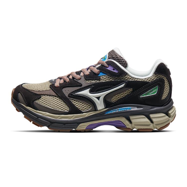 Mizuno LG Premium Retro Trend Non-Slip Wear-Resistant Low-Top Running Shoes Unisex Sneaker Brown D1GH241103