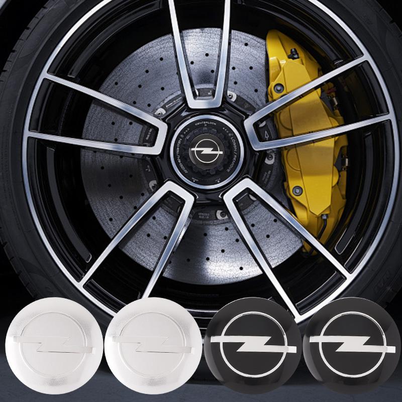 4PCS 56mm Car Wheel Center Hub Cap Emblem Stickers Decorate For Opel Astra H G J Insignia Mokka Zafira Corsa Vectra C D Antara