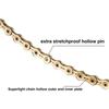 1pc Bicycle 11 Speed SLR Chain Gold Full Hollow 116 Links For Mountain Road Bike