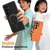 Чехол-книжка из ТПУ и кожи с магнитом для Magsafe для Samsung Galaxy S26 S25 S24 S23 FE S22 Plus Ultra A16 A26 A17 A36 A56 A27 A37 A57