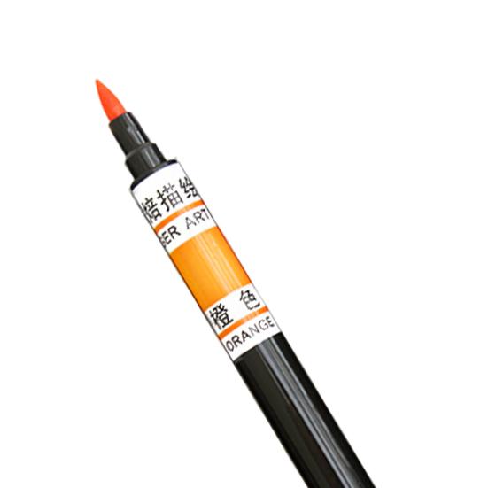 Ручка для украшения торта, пищевая ручка с двойной головкой, пластиковая пищевая ручка-краситель, инструмент для украшения торта «сделай сам», инструменты для выпечки