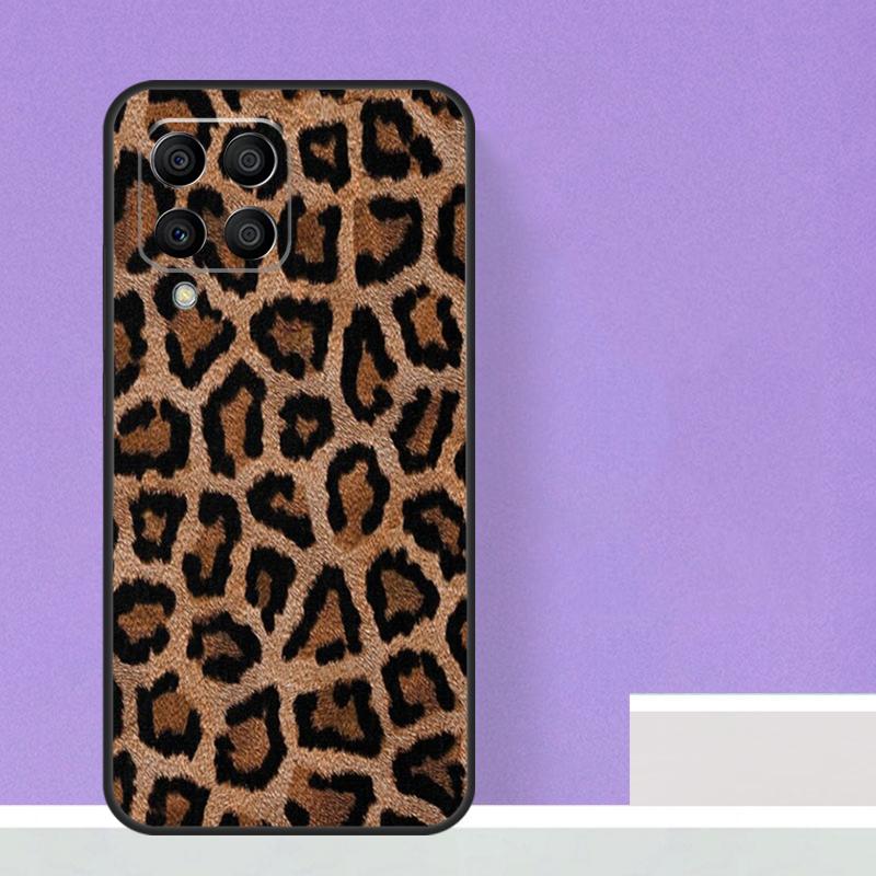 African Leopard Print For Samsung Galaxy M12 M32 M52 M14 M34 M54 M21 M51 M31 M30s M20 M15 M55 M13 M33 M53 Case