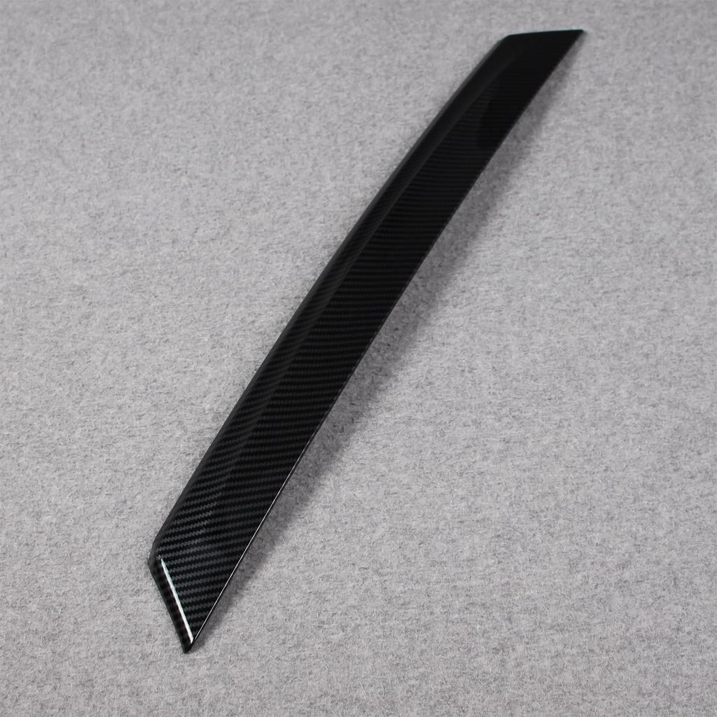 RUIQ Rear Emblem Garnish for the New Honda ZR-V, Chrome-plated Rear Emblem Cover, Specially Designed for the Honda ZRV (Black Carbon Fiber Finish)