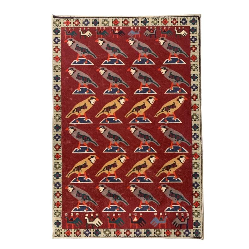 Retro Style Rugs for Bedroom Large Area Living Room Decoration Bohemia Carpet Fluffy Soft Study Rug Thick Plush Lounge Floor Mat