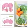 1 Pcs 3 Sizes Made Decorating Leaves Chocolate Candy Monstera Leaf Silicone Mold Fondant Cake Decoration Silicone Mold Hand