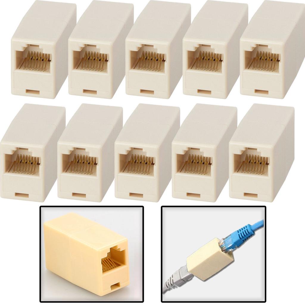 Удлинительный соединительный соединитель RJ45 Cat5e Широкополосный сетевой кабель Ethernet