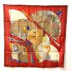 Used HERMES Scarf BRISE DE CHARME Enchanting Breeze Silk Multicolor