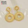Универсальные модные серьги из титановой стали 18 карат в европейско-американском стиле для женщин
