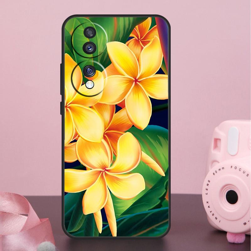 Чехол «Тропический рай» с гавайскими цветами для Honor 400 Pro 200 50 70 90 X9a X9b X9c X9d X8b X8c Win Magic 7 Lite 5 6 8 Pro