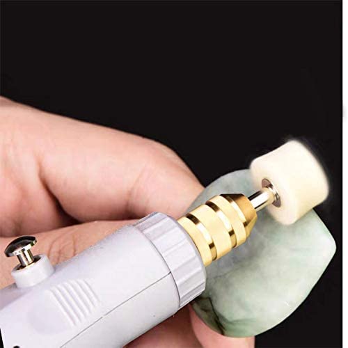 76PCS Felt Wool Polishing Buffing Pad Set Wheel Grinding Head Point Mandrel Kit Accessories Tools Compatible for Dremel