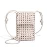 Fashionable Woven Phone Bag, Lightweight and Versatile, Hollowed-out Single-shoulder Small Bag, Versatile Crossbody Women's Bag