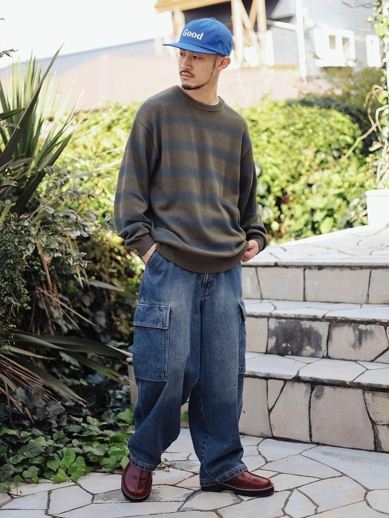 Life Store by Painter Denim 6 карманные брюки-карго INDIGO [Beaming BEAMS] мужские S_92240434147