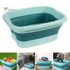 Складной умывальник, пластиковый портативный бассейн, ванна для ног, кухонный умывальник для фруктов и овощей, ванна для ног, ванна для кемпинга, прачечная, автомобильная мойка