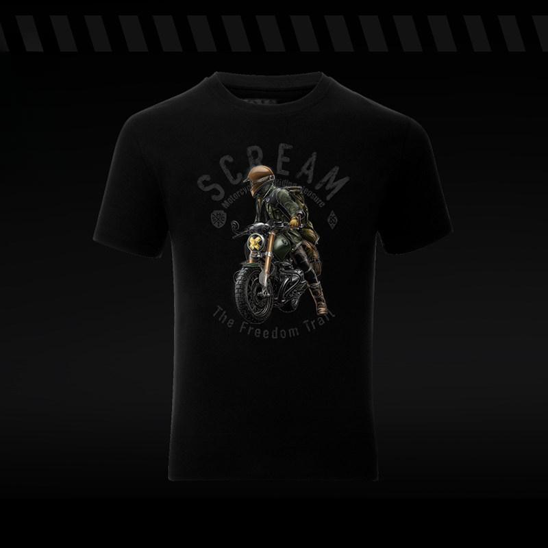2026 Motorcycle Latte R Nine T Motorcycle Unisex Summer ShortSleeved TShirt Large Size Printed Custom Clothes