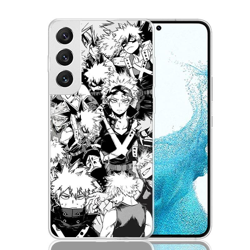 Бактего Кацуки MHA Мой герой Чехол для телефона для Samsung Galaxy S26 S25 Edge S24 S23 FE S22 Ultra S21 Plus S20 + Fundas Cover Coque Ga