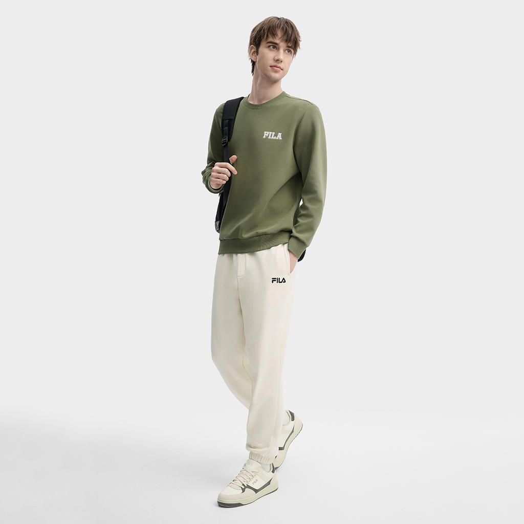 Fila Свежий модный тренд Худи Мужские худи Военно-зеленый F11M439211FKK