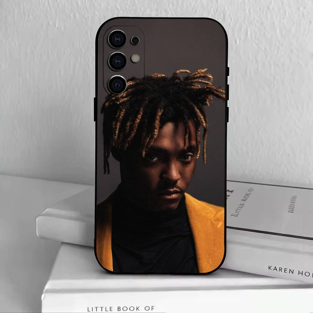 999-Juice WRLD-JW Чехол для телефона Черный Силиконовый Мягкий Для Samsung S25,S24,S21,S22,S23,S30,Ultra,S20,Plus,Fe,Lite