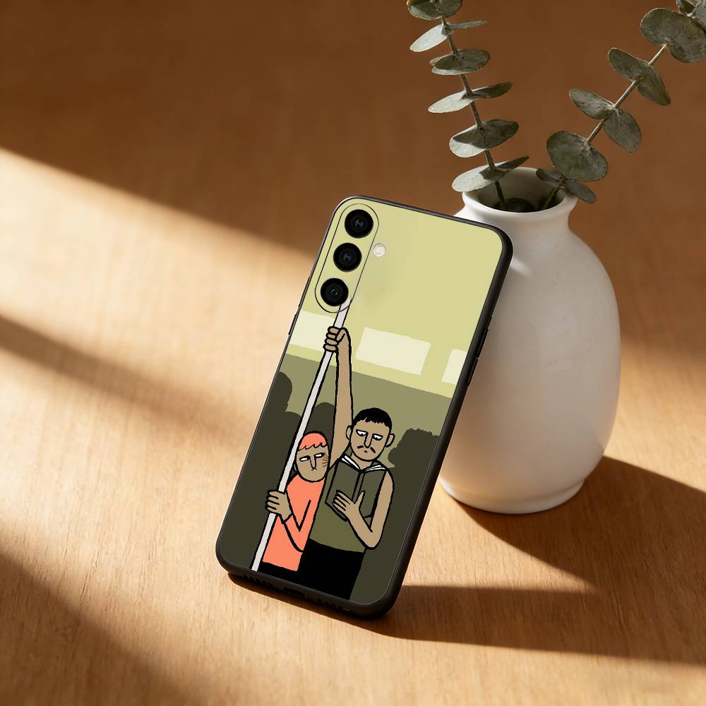 Чехол для телефона J-Jean Art J-Jullien для Samsung Galaxy A20, 21s, 22, 31, 32, 52, 53, 72, 73, 80, 91, мягкий черный корпус