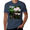 Pink Hibiscus Photograph Glitch Art Hawaii Tropical Flower Tshirt Basic Casual Wear Short Sleeve Top