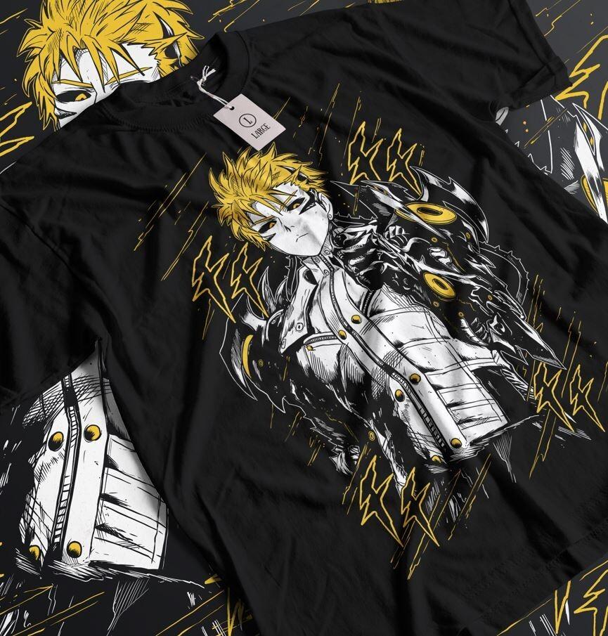 Genos T-Shirt Anime Manga Villain One Punch-Man Graphic Tee Gift Shirt All Size