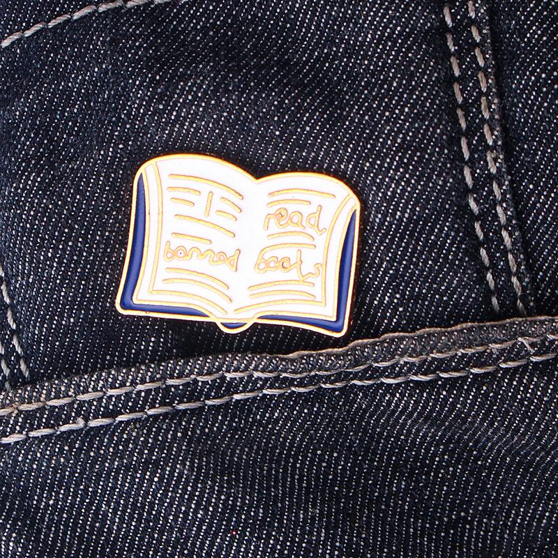 Милая металлическая брошь с мультяшным рисунком - Модный аксессуар