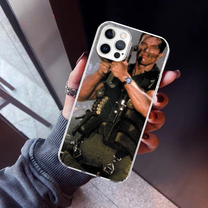 Arnold Schwarzenegger Terminator Phone Case For iPhone 17 Air 16 15 Pro Max 14 Plus 13 Mini 12 11 Cover 7 8 SE Silicone Shell Pr