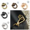 Tong Snap Metal Bag Rivet Nail D Ring Handbag Belt Durable Bag Rivet Nail Buckle Traveling Bag