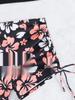 2024 European-American Print Tankini Bikini with Shorts