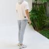 Goxo Slacks Sky Blue One Tuck
