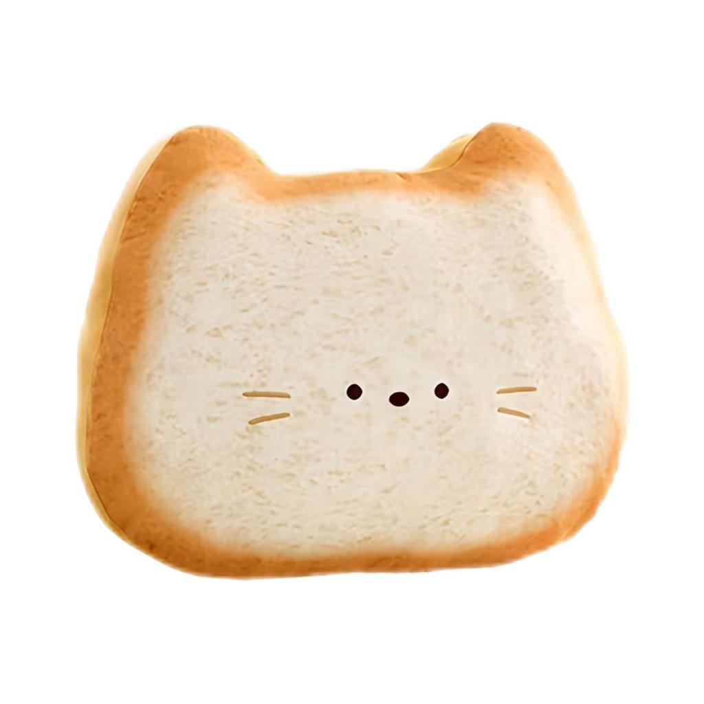 Милая подушка-бросалка в виде хлеба, милый тост, медведь, кошка, кукла, мебельная подушка, плюшевая игрушка в подарок