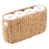 Natural Woven Storage Basket Living Room Desk Bedroom Organizing - Style Decorative Bin