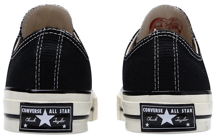 Men's Sneakers Converse 1970s All Star Low Top Canvas Shoes Retro Black