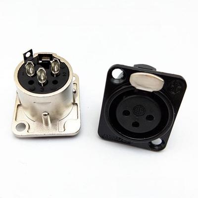 HF3-Core Metal XLR Female аудиоразъем для монтажа на панель