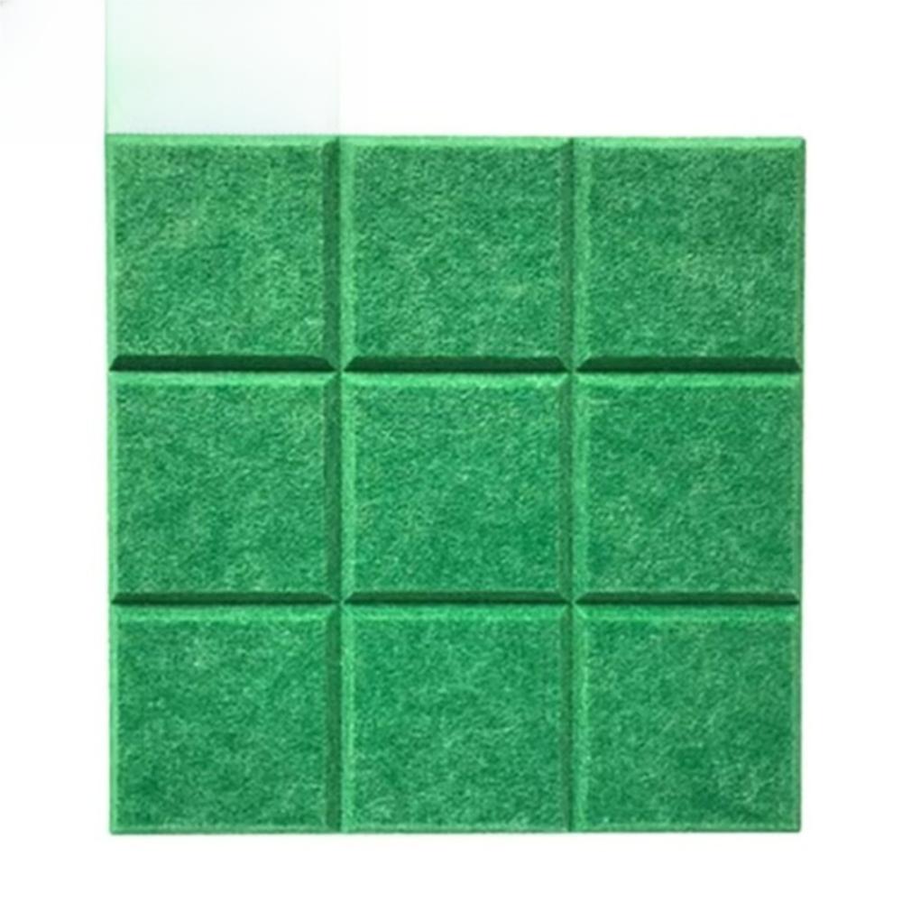 30x30cm Grid Felt Wall Panel Art Decorative Polyester Fiber Sound-absorbing Board Background Wall Display Board Display Board