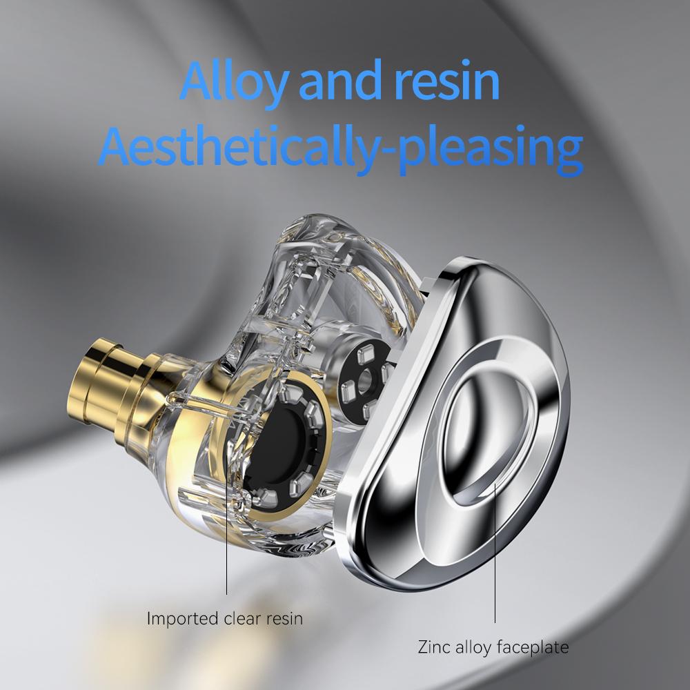 Железные наушники ушного типа TRN MT4 можно заменить на линейные HIFI для прослушивания контроллера с пшеничным проводом. Двойная магнитная круглая гарнитура.