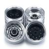 Trailer RC Rock Crawler Wheel Rim Aluminum Beadlock Wheel Hub for Tamiya Truck 1/14 (4pcs)