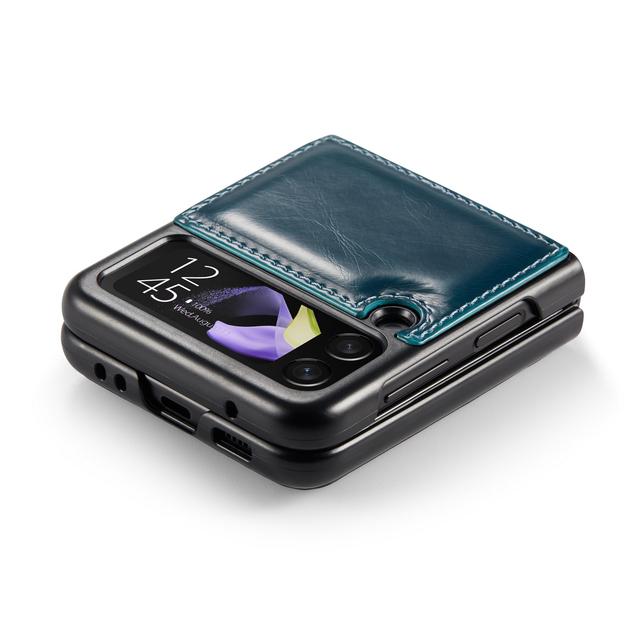 Аксессуары для телефонов Anti-Drop, кожаный чехол-сумка для Samsung Galaxy Z Flip4 5g Flip 4 Flip3 Flip 3 Zflip4, противоударные чехлы Funda