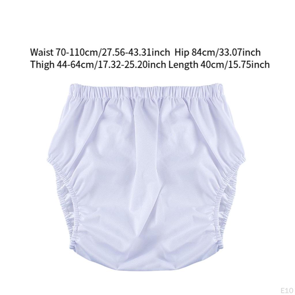 Adults Diaper Cover Incontinence for Women Men Reusable Underpant Low Noise Breathable Comfortable
