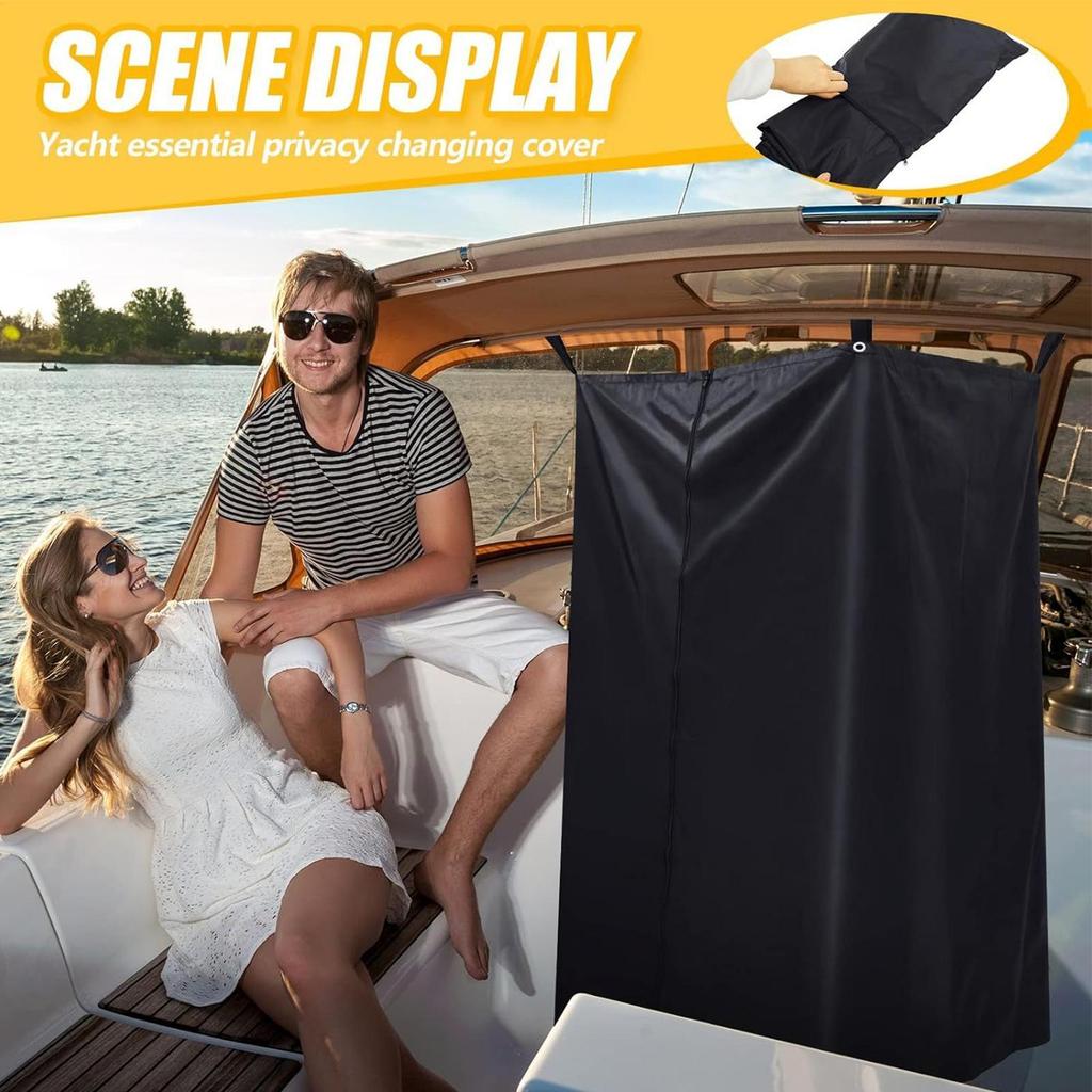 Portable Dressing Room Compact Privacy Changing Tent Foldable Weatherproof Dressing Room for Boat Camping Backyard Hiking