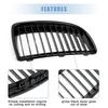 Car Front Bumper Grille Glossy Grille For Bmw 3 Series E90 E91 Pre-Facelift 2005 2006 2007 2008 Frony Kidney Hood Racing Grill