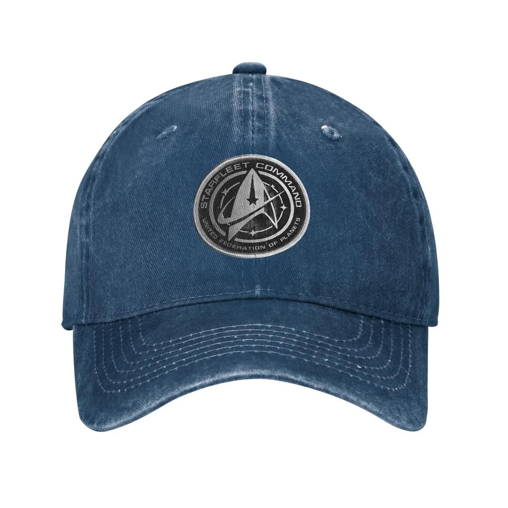 Star Treks Science Fiction TV Series Denim Cap Casual Baseball Caps Adjustable Hat Summer Unisex Baseball Hats