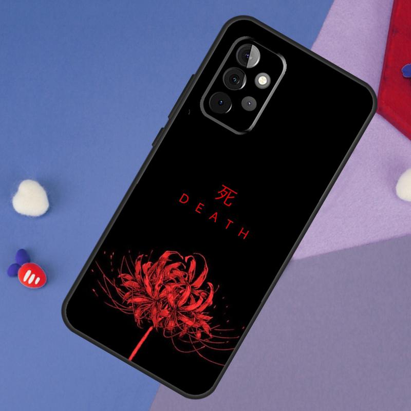 Lycoris Radiata Flower Case For Samsung Galaxy A13 A16 A26 A36 A56 A06 A55 A35 A15 A54 A34 A14 A53 A12 A22 A32 A52