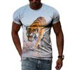 Summer Various Animal Pattern Men's T-shirt 3D Fashion Cool Style Printed T-shirt Hip Hop O-neck Casual Trendly Short Sleeve Tee
