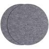 Totority 2-Piece Record Mat, Turntable Felt Mat, Vinyl Slipmat, DJ Slipmat, Record Protection Mat, Felt Mat, Gray