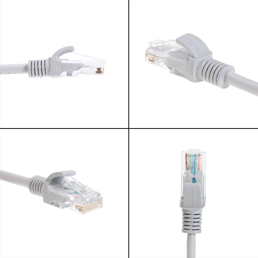 Cable Ethernet De Alta Velocidad Cat5e RJ45 Cable De Red LAN Enrutador De Ordenador Patch Cord 1M//1.5M/5M/10M/15M/20M/30M/50M