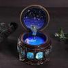 1pcs Zodiac Music Box Retro 12 Constellation Musical Boxes Sun God Gift Box LED Light for Girls Valentine's Day Birthday Gifts