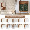 ПВХ водонепроницаемые самоклеящиеся обои для шкафа, шкафа, двери, декор, виниловые наклейки для ремонта, наклейки для мебели