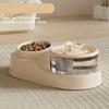 Large Capacity Cat Feeder and Water Dispenser Recirculate Filtering Cat Drinker  for Pet
